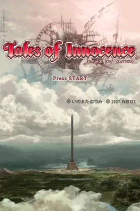 Tales of Innocence (Japan) screen shot title